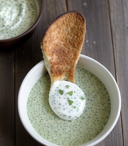 Yogurt Chicken With Garlic-Mint Dipping Sauce recipe image