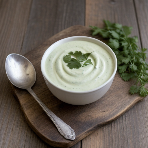 Yogurt Cilantro Sauce: recipe image