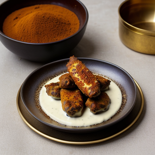 Yogurt Curried Chicken Wings recipe image