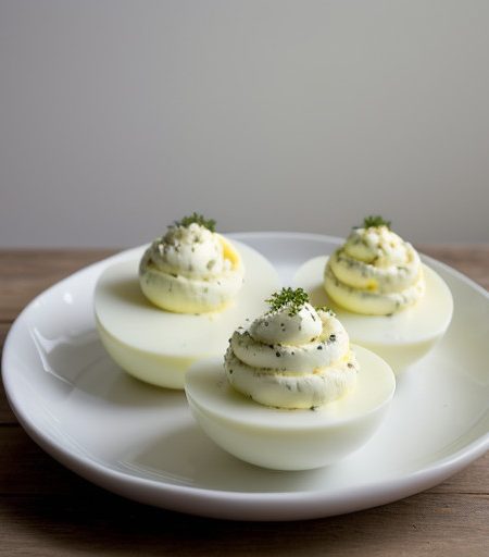 Yogurt Deviled Eggs recipe image