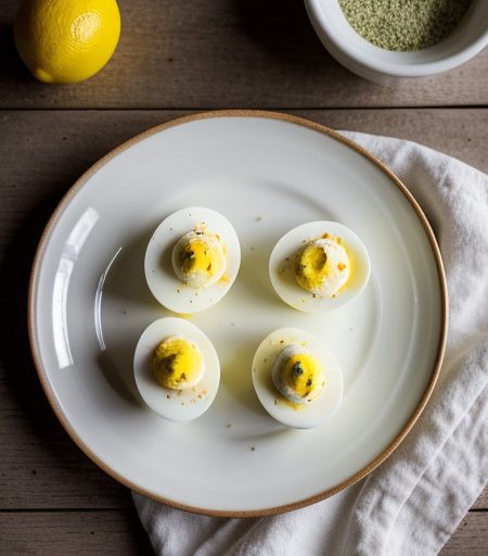 Yogurt Deviled Eggs - Taste of Home recipe image