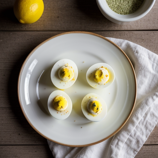 Yogurt Deviled Eggs - Taste of Home recipe image
