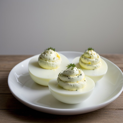 Yogurt Deviled Eggs recipe image