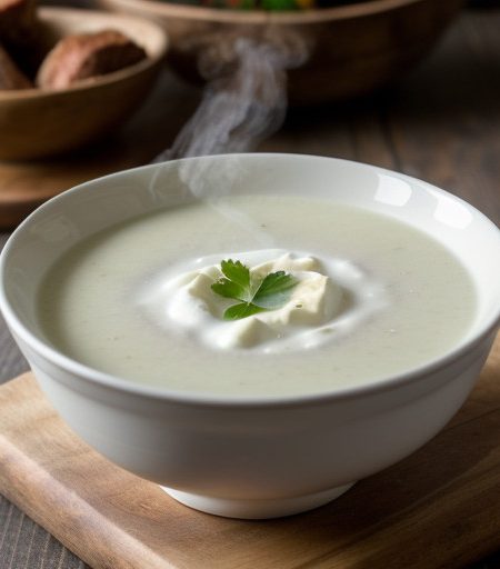 Yogurt Soup (Turkish recipe image