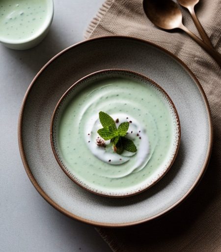 Yogurt With Cucumber & Mint (Kheere Ka Rait recipe image