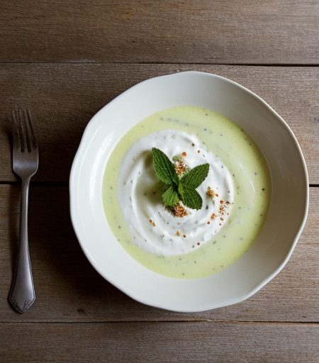 Yogurt With Cumcumber & Mint (Kheere Ka Raita recipe image
