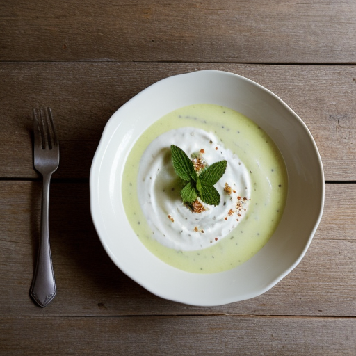 Yogurt With Cumcumber & Mint (Kheere Ka Raita recipe image