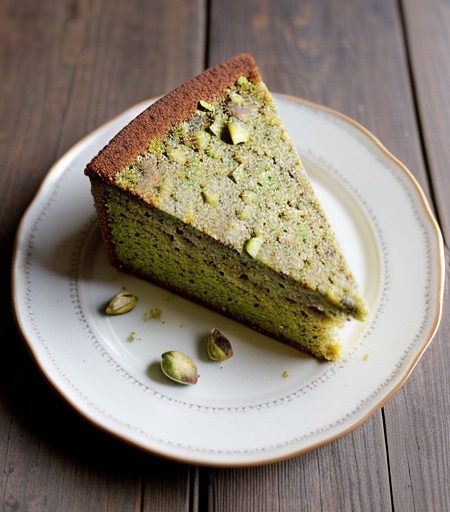 Yogurt and Pistachio Cake recipe image
