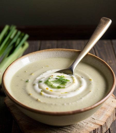 Yoshi's Cream of Leek & Potato Soup Baked Wit recipe image