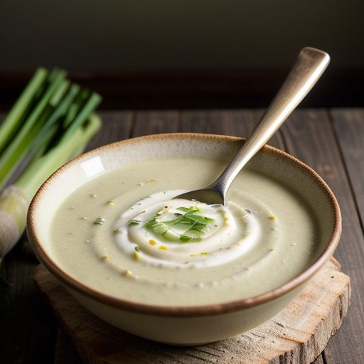 Yoshi's Cream of Leek & Potato Soup Baked Wit recipe image