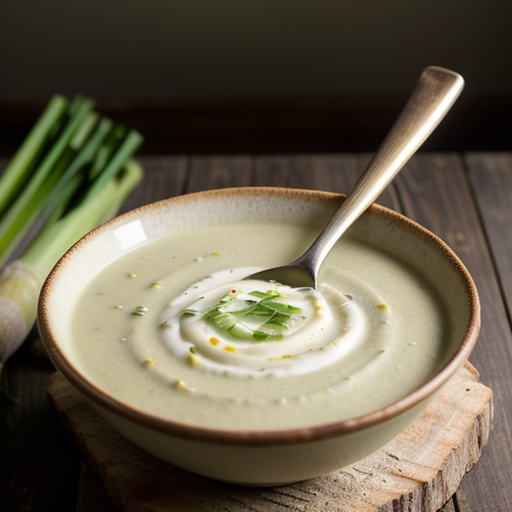 Yoshi's Cream of Leek & Potato Soup Baked Wit recipe image