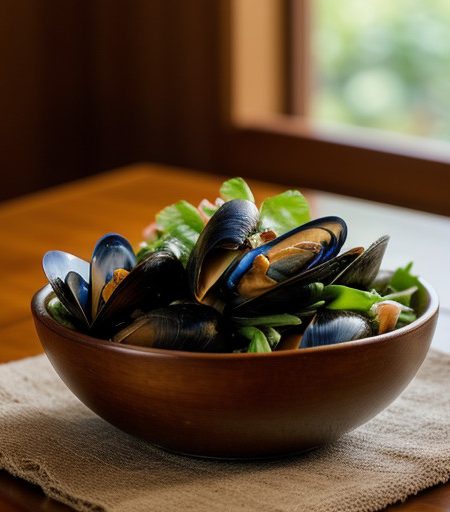 Yum Hoi Mang-Pu (Mussel Salad recipe image