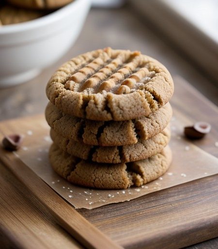 Yummy Peanut Butter Cookies recipe image