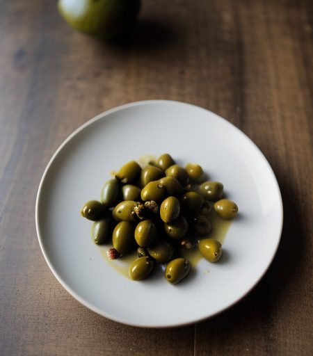 Zaytun Msabbah (Spiced Olives recipe image
