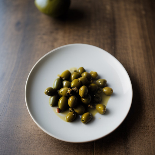 Zaytun Msabbah (Spiced Olives recipe image