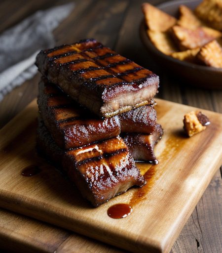Zesty Barbecued Ribs recipe image