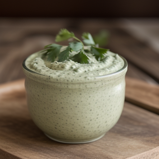 Zesty Cilantro, Chili, Pea Dip recipe image
