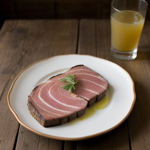 Zesty Grilled Ham recipe image
