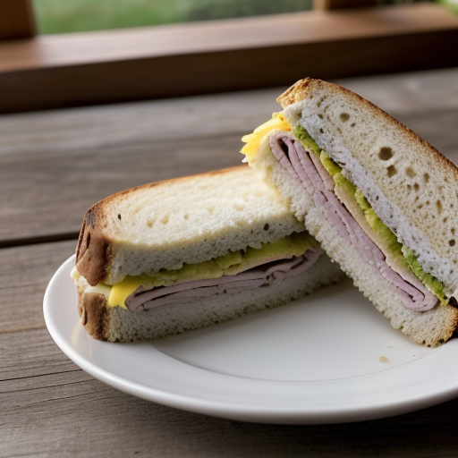 Zesty Ham Sandwich recipe image