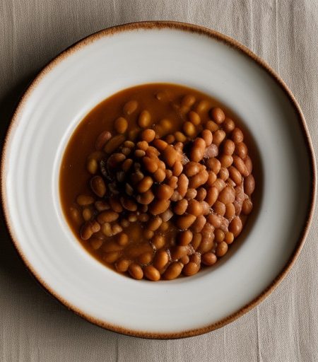Zesty Micro-Baked Beans recipe image