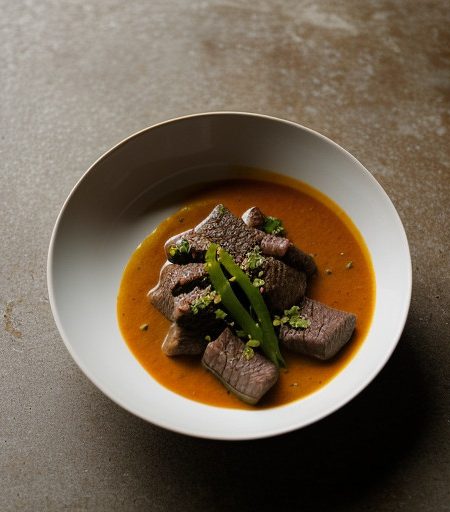 Zilzil Alecha (Beef in Green Pepper Sauce recipe image