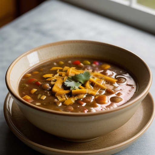 Zinfandeli's Tortilla Soup - S.A. Express - A recipe image