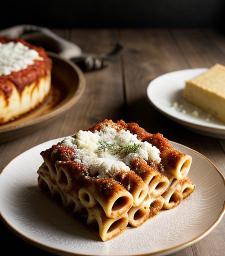 Ziti Al Forno; Baked Ziti recipe image