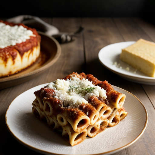 Ziti Al Forno; Baked Ziti recipe image
