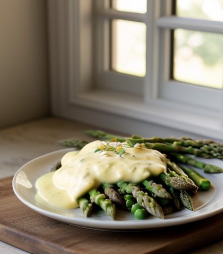 Ziti With Asparagus Peas & Lemon Cream recipe image