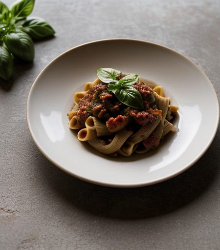 Ziti With Fresh Tomato-Olive Sauce recipe image