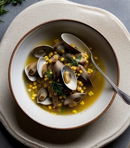 Ziti With Garlic Clam Sauce recipe image