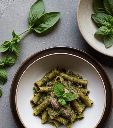 Ziti With Spicy Pesto Pantesco & Locatelli recipe image