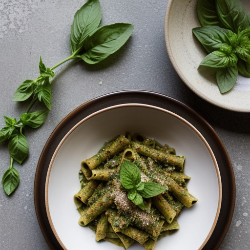 Ziti With Spicy Pesto Pantesco & Locatelli recipe image