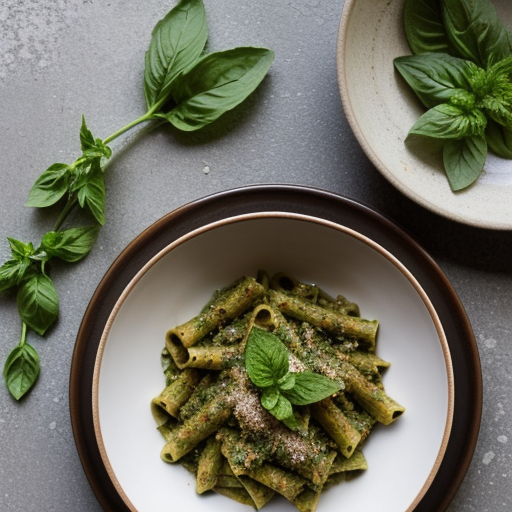 Ziti With Spicy Pesto Pantesco & Locatelli recipe image