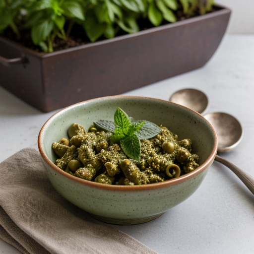 Ziti With Spicy Pesto Pantesco and Locatelli recipe image