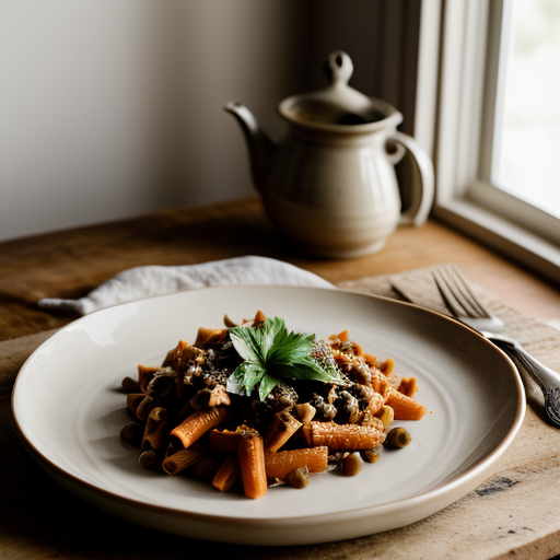 Ziti With Tuna Capers and Raisins - Bon Appetit recipe image