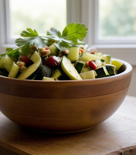 Zucchini Appetizer Salad recipe image