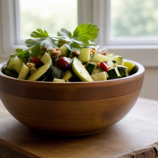 Zucchini Appetizer Salad recipe image