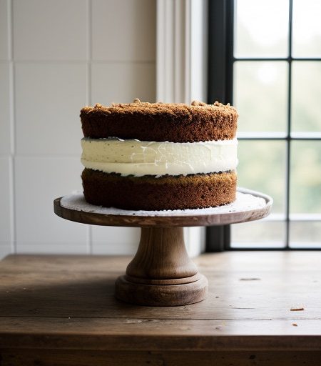 Zucchini Cake With Cream Cheese Frosting I recipe image