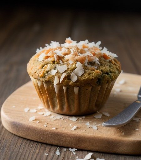 Zucchini Carrots Muffins recipe image