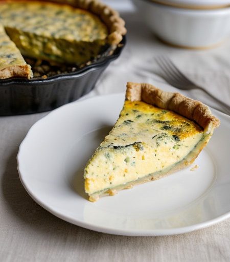 Zucchini Cheddar Quiche recipe image
