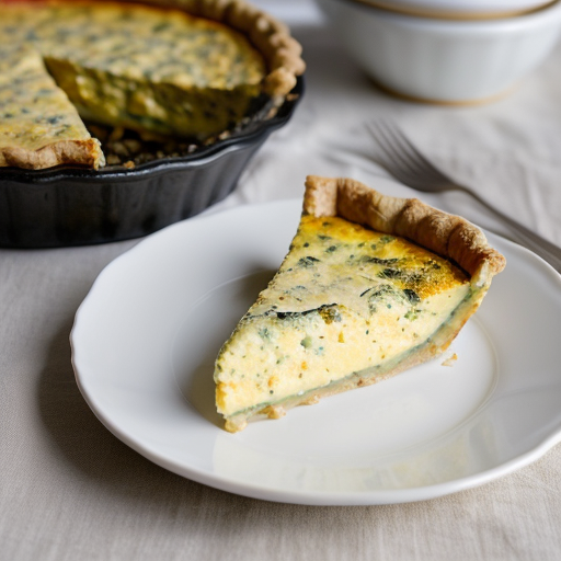 Zucchini Cheddar Quiche recipe image
