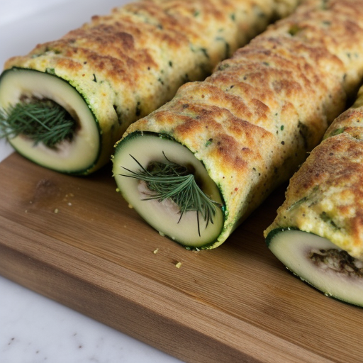 Zucchini Cheese Biscuit Roll-Ups recipe image