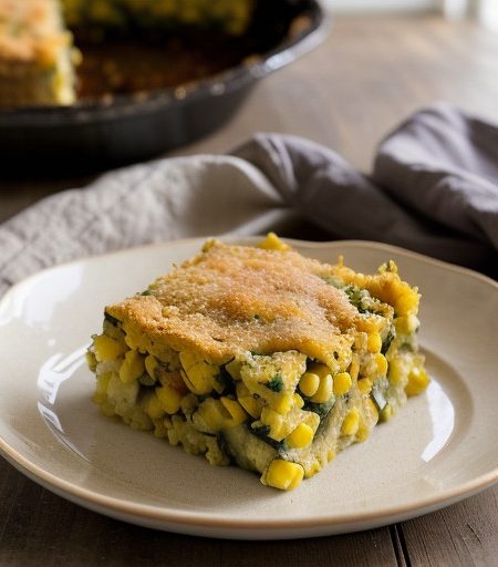 Zucchini & Chile Corn Bake recipe image