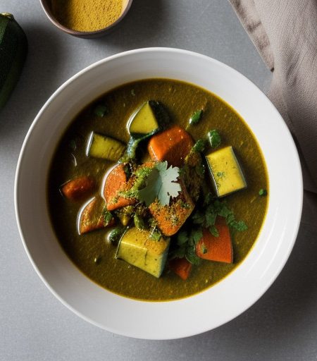 Zucchini-Curry Eintopf (Zucchini Curry Stew recipe image