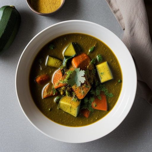 Zucchini-Curry Eintopf (Zucchini Curry Stew recipe image