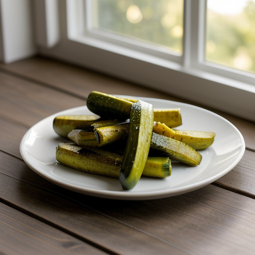 Zucchini Dill Pickles recipe image