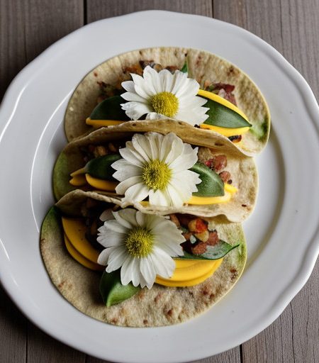 Zucchini Flower Taco recipe image