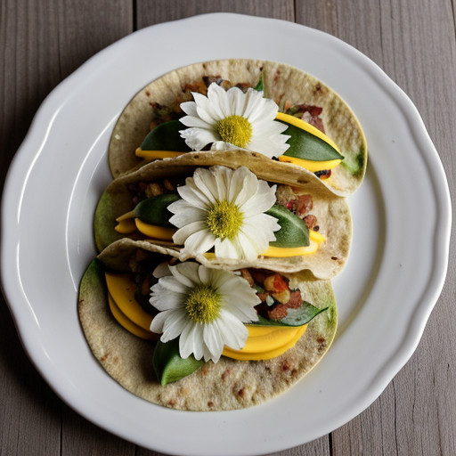 Zucchini Flower Taco recipe image