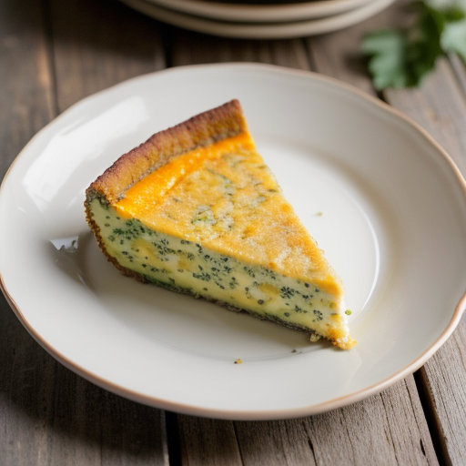 Zucchini Ham Cheddar Cheese Torte recipe image